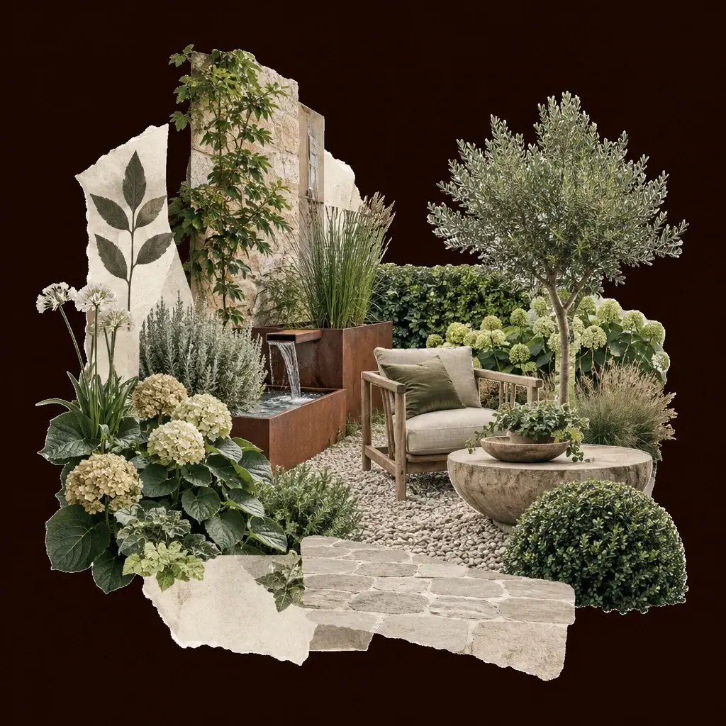 Illustratie bij Tuin ontwerpen